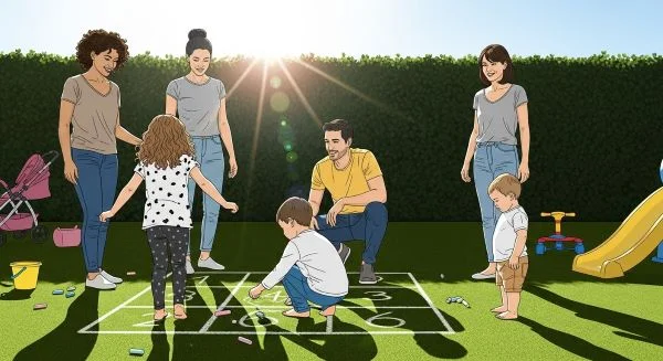 1-familia-pais-e-criancas-brincando-de-amarelinha-na-grama