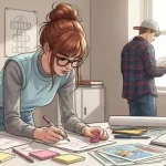 Dois-estudantes-numa-sala-fazendo-um-projeto-escolar