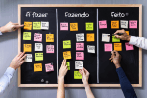 organizar tarefas com quadros visuais