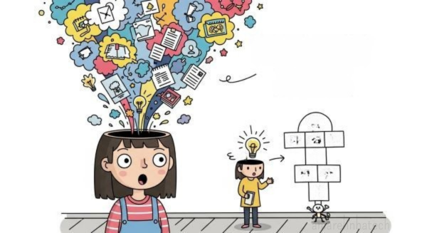 ilustração-de-garota-esvaziando-o-cérebro
