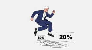 ilustracao-homem-pulando-uma-amarelinha-do-80-para-o-20