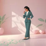 ilustracao-de-uma-mulher-em-pe-escrevendo-em-uma-prancheta-em-pe-em-cima-de-riscos-de-quadrados-no-chao2